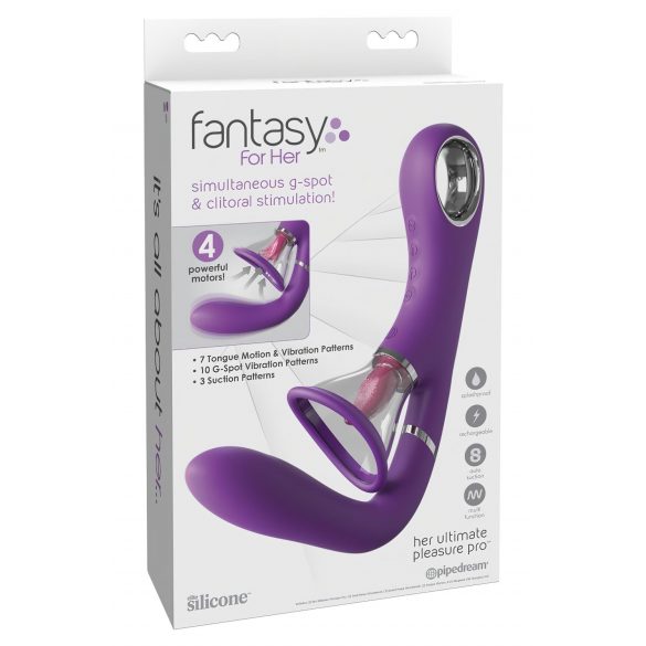 Fantasy For Her - 4-Motoren G-Punkt & Klitoris Vibrator (Lila)