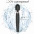 WEJOY Alyssa - akkubetriebener wasserdichter Massagevibrator (schwarz)