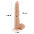 Lovetoy Real Extreme - Haftfuß-Dildo - 24 cm