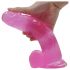 Lovetoy Jelly Studs - Saugnapf-Dildo - 20 cm (Rosa)