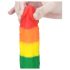 Lovetoy Prider - Realistischer Flüssigsilikon-Dildo - 19cm (Regenbogen)