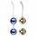 Nalone Yany Love - Vielseitiges Liebeskugel-Set (Blau-Gold)