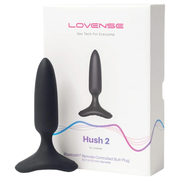 LOVENSE Hush 2 XS - Akkuvibrator für Anfänger (25mm) - Schwarz