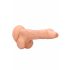 RealRock Dong 8 - Naturgetreuer Dildo mit Hoden (20 cm)