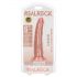 RealRock Slim - realistischer Dildo 15,5 cm (natur)