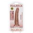 RealRock Slim - realistischer Dildo 15,5cm (dunkel natur)