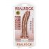 RealRock - naturgetreuer Dildo 15,5cm (dunkel)