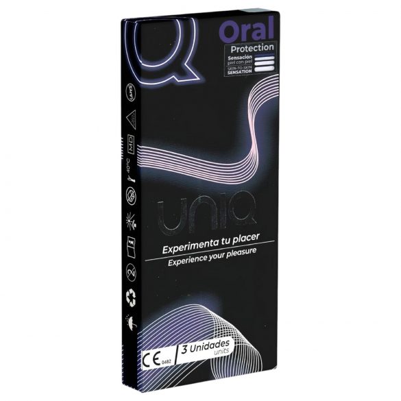 Uniq - Latexfreier Oral-Kondom (3 Stück)