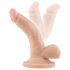 Dr. Skin 4 - Realistischer Saugnapf-Dildo, natur, 12 cm