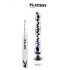 Playboy Jewels - Wellenförmiger Glas-Dildo (Transparent)