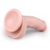 Easytoys - Haftdildo mit Hoden (15cm) - Natur