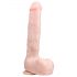 Easytoys - Großer Dildo mit Hoden & Saugnapf (29,5 cm) - Natur