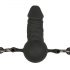 Easytoys - Schnuller Gag mit Dildo (schwarz)