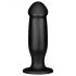 BUTTR AH-1 - Analdildo mit Saugnapf (schwarz)