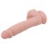 Mr. Dixx 7.6 - Haftfuß-Dildo mit Hoden - Natur (19,5 cm)