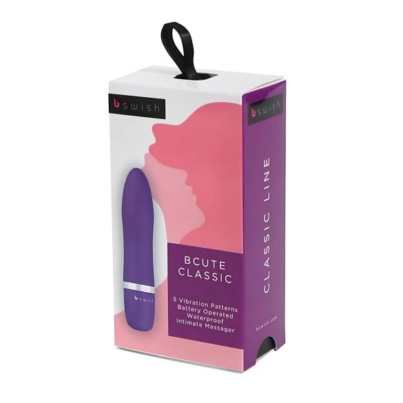 B SWISH Bcute Classic - wasserdichter Lippenstiftvibrator (Lila)