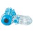 Screaming Color Pop - Vibrationsring (transparent-blau)