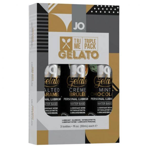 JO System Gelato - Geschmacks-Gleitset (3x30ml)