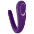 Satisfyer Double Classic - wasserdichter Paarvibrator, aufladbar (Lila)