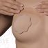 Bye Bra D-F - Unsichtbarer Brustlifting-Tape - Nude (3 Paare)