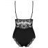 Obsessive 810-TED-1 - Spitzendetails, elastischer Body (schwarz)