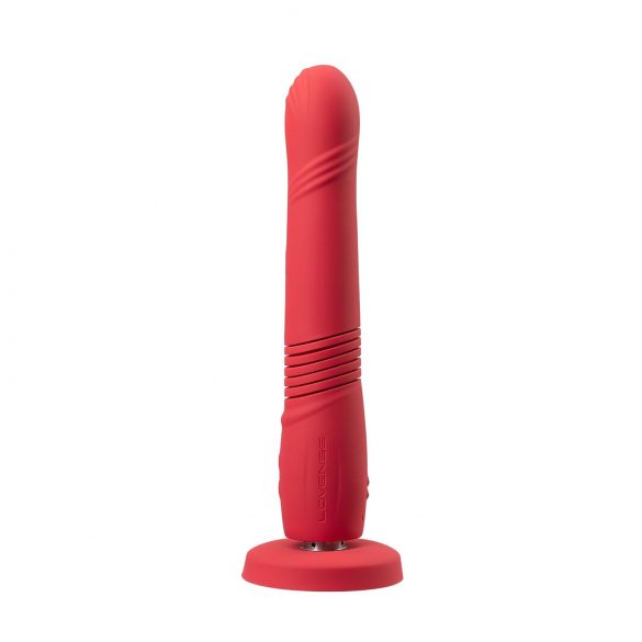 LOVENSE Gravity - Akku Stoßvibrator mit Basis (Rot)